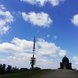 Martin Vlček na vrcholu Radhošť (28.6.2019 13:25)