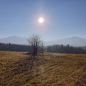 Petr Pepe Peloušek na vrcholu Jarošov (2.3.2021 8:38)