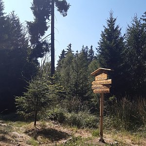 ZdenkaV na vrcholu Granátník (25.7.2022)