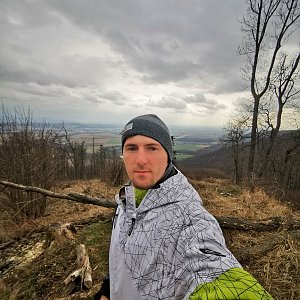 Jiří Králík on the summit of Obírka (6.3.2023 14:21)