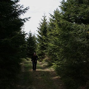 Bouřka na vrcholu Hřebeňák (27.4.2018 11:44)
