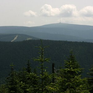 Bouřka on the summit of Klínová hora (30.6.2024 12:42)