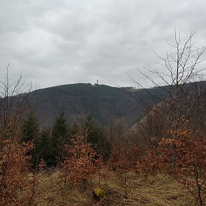 Jana F on the summit of Podgruň (14.4.2023 16:31)