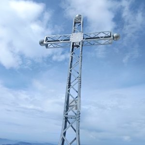 Mišule Kudlačka on the summit of Leonsberg (22.3.2025 13:00)