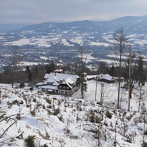 Pavel Kvk na vrcholu Roubenka Ondřejníček (19.2.2021 9:27)