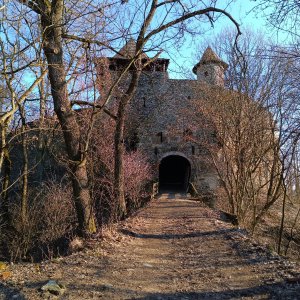Ľuboš na vrcholu Nový hrad (28.2.2026 15:20)