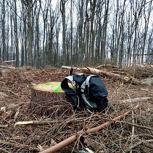 Jiřina na vrcholu Kobylí kopec (27.2.2021 15:09)