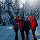 Karin na vrcholu Smrk - J vrchol (3.1.2021 1:09)