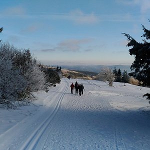 Zdeněk Pfof na vrcholu Radegast - Z vrchol II (23.1.2020 14:36)