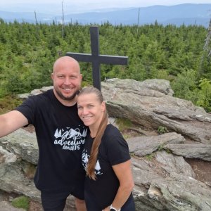 Veronika Hemerkova on the summit of Svaroh (21.8.2025 9:29)
