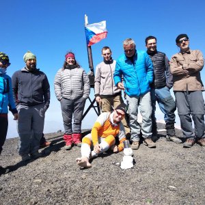 Hondzik78 na vrcholu Bazardüzü (14.9.2018 6:42)