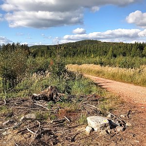 Martin Matějka na vrcholu Převážení (16.10.2021 13:57)