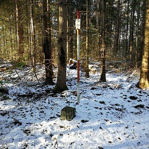 Vladimír Grančay na vrcholu Za Horou (7.3.2021 15:53)