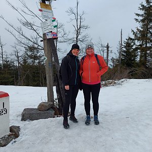 Evík na vrcholu Kiczory (13.3.2021 13:35)