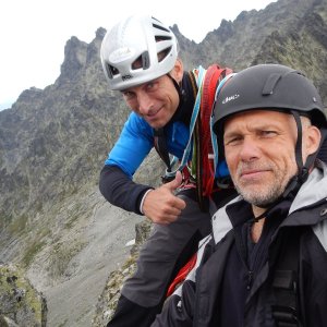 Rastislav Biarinec on the summit of Žabí kôň (12.8.2018 12:25)