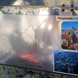 Pavel Svoboda on the summit of Žabí kôň (5.9.2023 10:00)