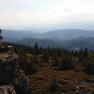 Jan Čech na vrcholu Pecny (5.8.2018 0:00)