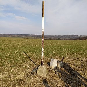 Gregořicovi on the summit of Dubské (27.3.2021 8:09)
