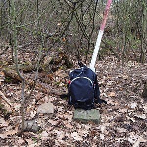 Jiřina na vrcholu Chlum (3.4.2021 14:44)