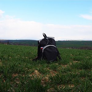 Jiřina na vrcholu Hájky (3.4.2021 13:07)