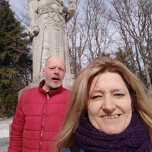 Ivana Urbánková na vrcholu Radegast (19.3.2023 14:04)