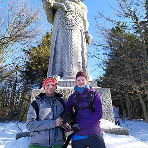 Baruš na vrcholu Radegast (25.1.2020 12:08)