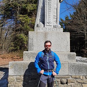 Radoss na vrcholu Radegast (10.4.2020 15:06)