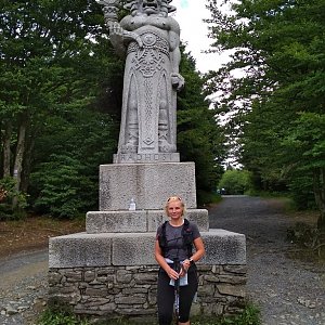 Katka na vrcholu Radegast (25.6.2018 14:20)
