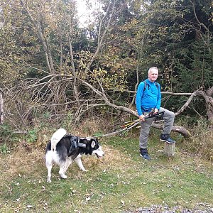 Joch a Dingo na vrcholu Radegast (10.10.2020 15:31)