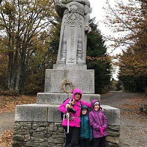 Szegidewiczová Alexandra na vrcholu Radegast (26.10.2020 14:55)