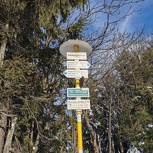 Denisa N. na vrcholu Radegast (3.1.2021 12:08)