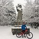 Biker.P na vrcholu Radegast (9.1.2021 8:13)