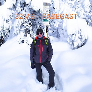 Aleš Sýkora na vrcholu Radegast (17.1.2021 11:32)