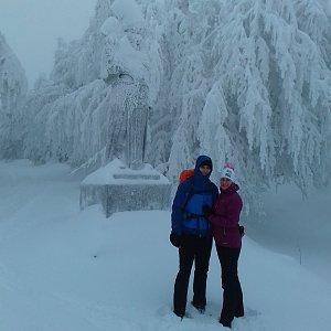 MartinMoli na vrcholu Radegast (13.1.2019 15:57)