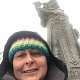 Vladka na vrcholu Radegast (23.1.2021 14:02)