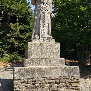 Gabča na vrcholu Radegast (12.8.2018 14:05)