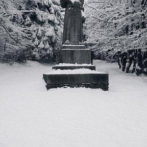 Michal Kasperek na vrcholu Radegast (28.1.2021 12:04)