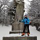 Vítězslav Vrána na vrcholu Radegast (7.2.2021 13:00)