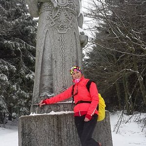 Yfča na vrcholu Radegast (10.3.2019 19:13)