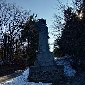 Radim na vrcholu Radegast (7.4.2019 8:45)