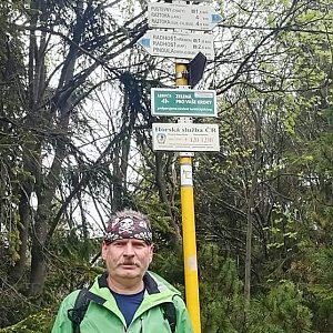 Lojza Žáček na vrcholu Radegast (31.5.2021 12:00)