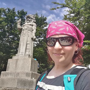 Daniela Vajsová na vrcholu Radegast (5.7.2021 15:38)