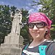 Daniela Vajsová na vrcholu Radegast