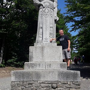 Laďa na vrcholu Radegast (15.7.2019 15:50)