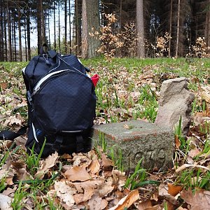 Jiřina na vrcholu Pušťák (4.4.2021 15:45)