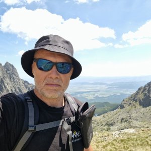 Rastislav Biarinec on the summit of Guľatý kopec (22.6.2025 13:29)