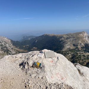 Tomáš Bublan on the summit of Zelena glava (30.8.2026 9:20)