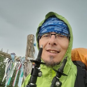 Jozef Farkaš on the summit of Pilis (17.8.2024 12:34)