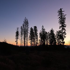 Bouřka on the summit of Stráž JZ (14.11.2022 6:53)