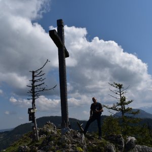 Rastislav Biarinec on the summit of Pravnáč (21.5.2023 9:39)